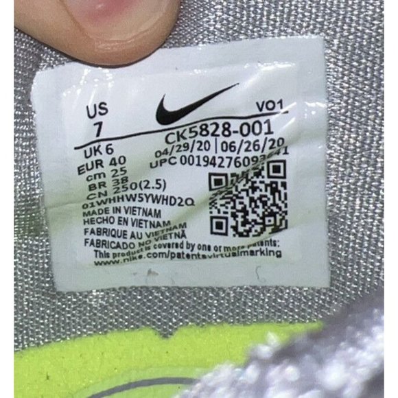 Nike PG 4 Mens Athletic Basketball Shoes Size 7 Wolf Gray Black CK5828-001 main image 5